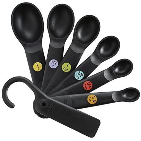 Oxo International 6PC BLK Meas Spoon Set 11110801